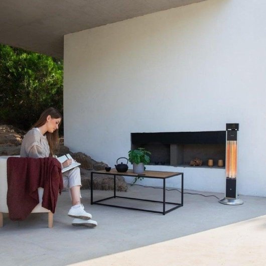 Calefator Cecotec Readywarm 2000 Power Tower 2000W Exterior Halógeno IP34 LCD