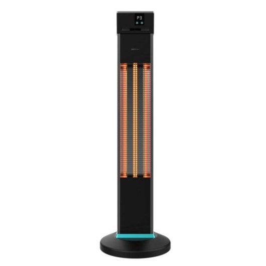 Poêle d’Extérieur Halogène Cecotec Readywarm 2000 Power Tower 2.000W avec Télécommande
