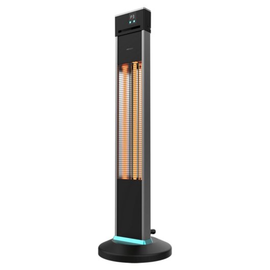 Calefator Cecotec Readywarm 2000 Power Tower 2000W Exterior Halógeno IP34 LCD