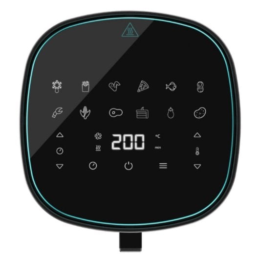 Fritadeira de ar Cecotec Fantastik 6500 6.5L 1700W com temporizador LED touch
