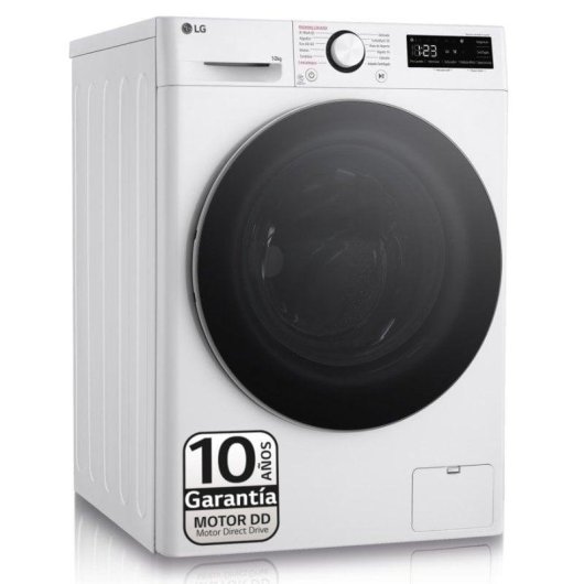 Máquina de Lavar Roupa LG Série 600 F4WR6010A1W Carga Frontal 10 kg 1360 rpm A IA Branca