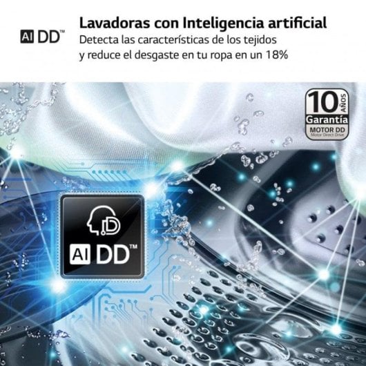LG Serie 600 F4WR6013A0W Lavadora Carga Frontal 13Kg A Blanca