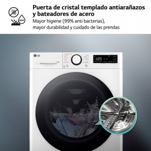 LG Serie 600 F4WR6011A0W Lavadora Carga Frontal 11Kg A Blanca