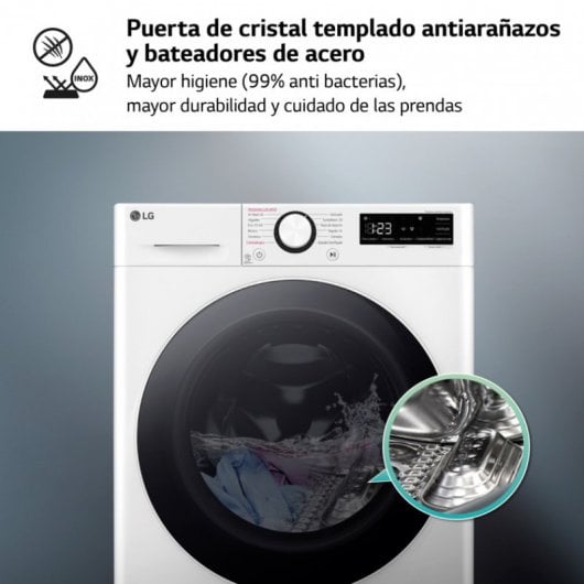 LG Serie 600 F4WR6009A0W Lavadora Carga Frontal 9Kg A Blanca