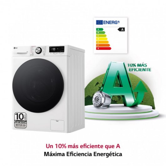 LG Serie 700 F4WR7010AGW Lavadora Carga Frontal 10Kg A Blanca