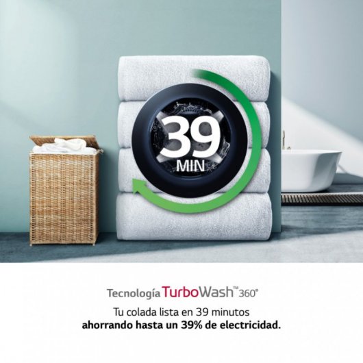 LG Serie 700 F4WR7010AGW Lavadora Carga Frontal 10Kg A Blanca