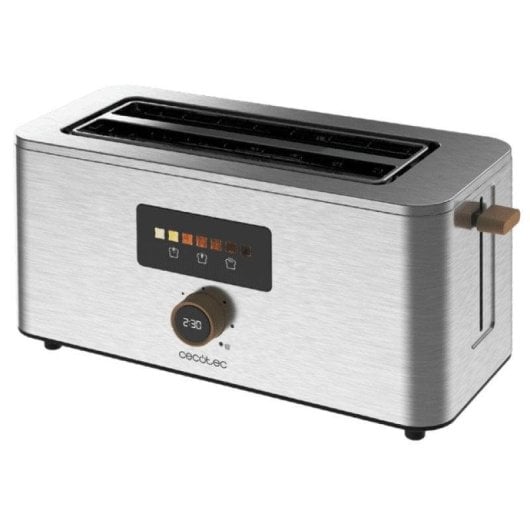 Tosterr Cecotec Touch&Toast Extra Double 1500W Edelstahl Touchscreen 4 Scheiben