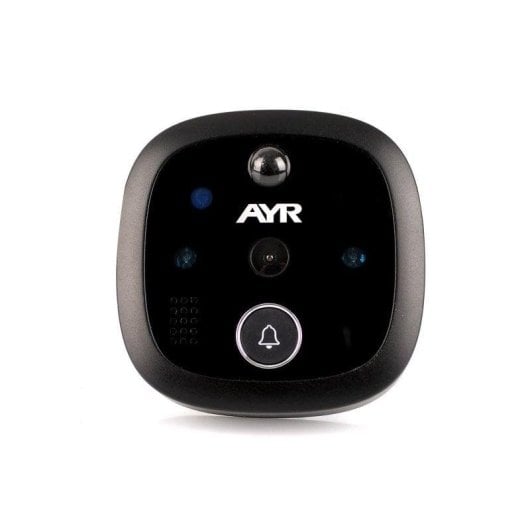 Mirilla Digital WiFi AYR 762 Ecrã 4,3" 120° Visão Noturna Áudio Bidirecional