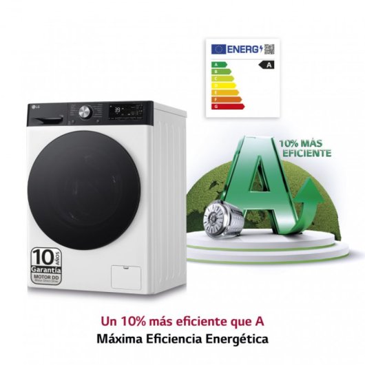 LG Serie 750 F4WR7511AGH Lavadora Carga Frontal 11Kg A Blanca