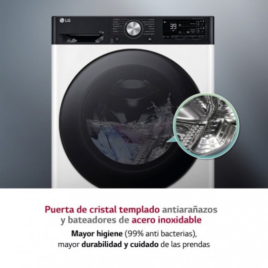LG Serie 750 F4WR7511AGH Lavadora Carga Frontal 11Kg A Blanca