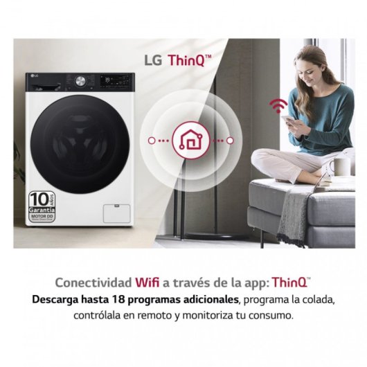 LG Serie 750 F4WR7511AGH Lavadora Carga Frontal 11Kg A Blanca