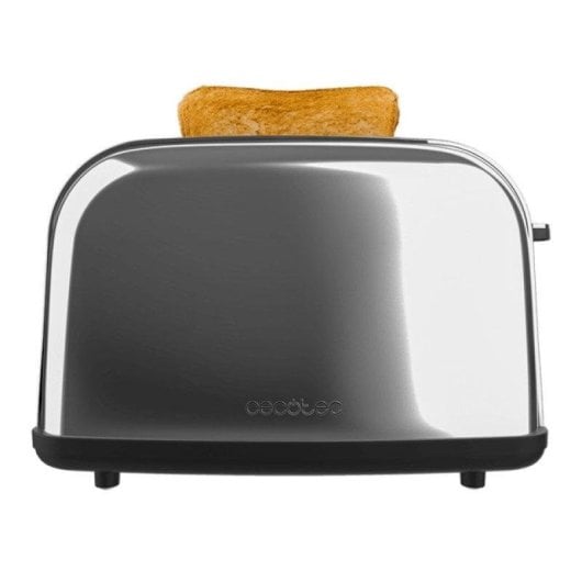 Grille-pain Cecotec Toastin' time 850 Inox Lite 2 tranches 850W acier inoxydable
