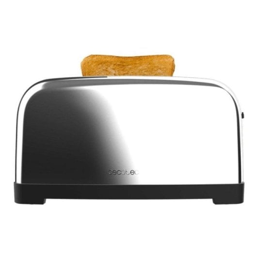 Tostadora Cecotec Toastin' time 1500 Inox Lite 4 rebanadas ranura ancha acero inoxidable
