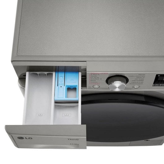 LG F4DR7011AGS Máquina de Lavar e Secar Roupa 11Kg/6Kg D Aço Inoxidável Escuro