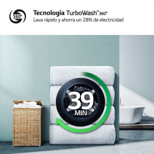 LG F4DR6011AGW Lavasecadora de Carga Frontal 11Kg/6Kg D Blanca