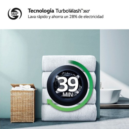 LG F4DR6010AGM Máquina de Lavar e Secar Roupa 10Kg/6Kg D Preta