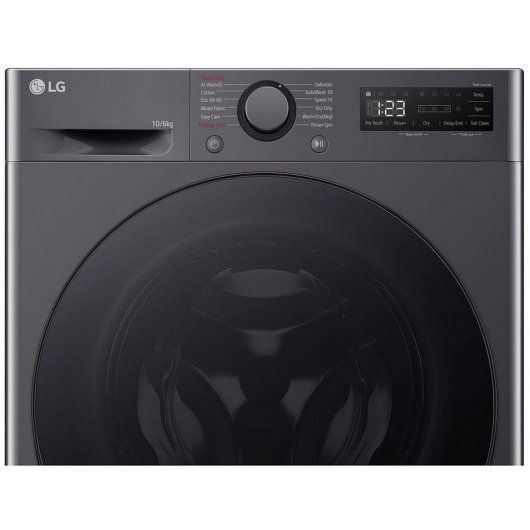 LG F4DR6010AGM Máquina de Lavar e Secar Roupa 10Kg/6Kg D Preta