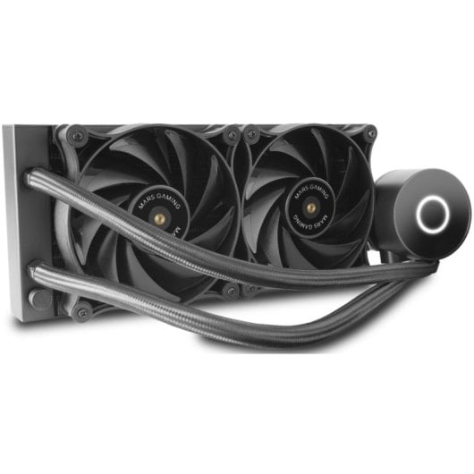 Mars Gaming MLPRO240 Kit raffreddamento a liquido CPU 2 ventole multisocket universali Nero