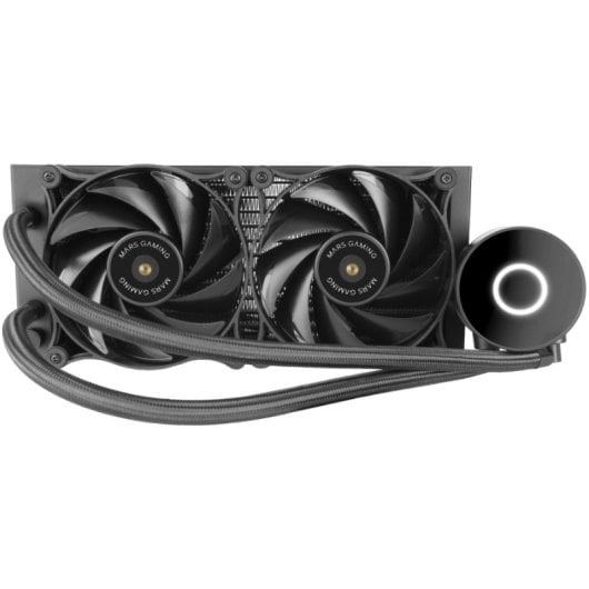 Mars Gaming MLPRO240 Kit raffreddamento a liquido CPU 2 ventole multisocket universali Nero