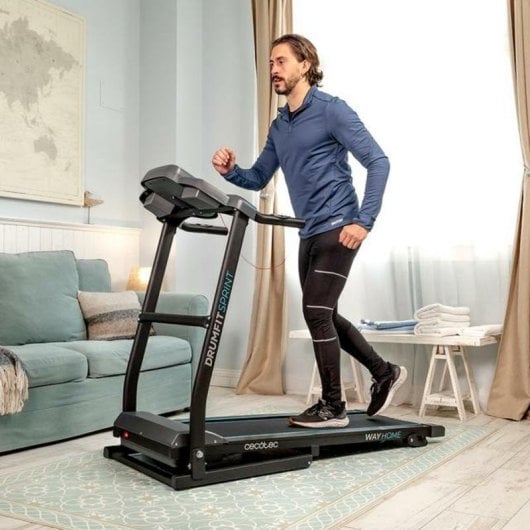 Caminadora Cecotec DrumFit WayHome 1500 Sprint 15 km/h Bluetooth Pliage LCD
