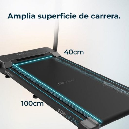 Cecotec DrumFit WayHome 1200 Sprint Cinta de Correr Plegable 100x40cm