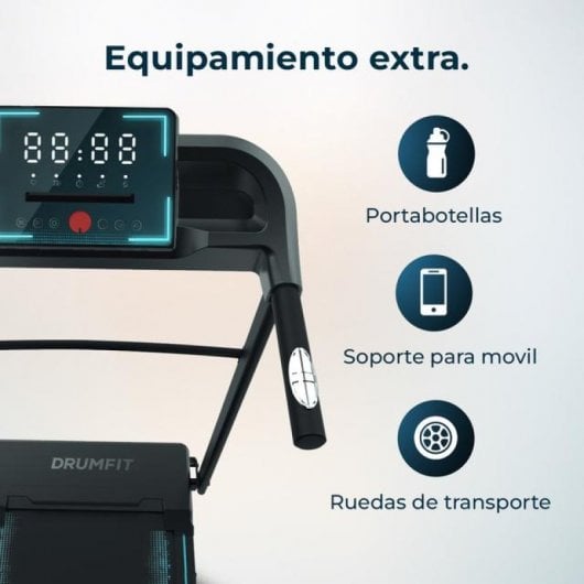 Cecotec DrumFit WayHome 1200 Sprint Cinta de Correr Plegable 100x40cm