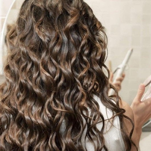 Enrolador de Cabelo Cecotec Bamba SurfCare Curly Titânio Turmalina Keratina 25mm 120-200°C 5 Níveis Desligamento Automático Prata Branco