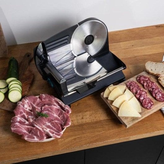 Trancheuse Cecotec Rock'nCut Shuriken Steel 200W disque inox 190mm réglage 0-15mm