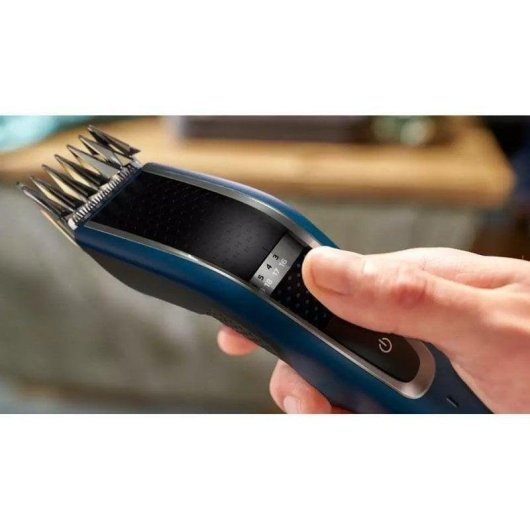 Tondeuse Homme Philips Hairclipper Series 5000 HC5612/15 Sans Fil 75min 28 Longueurs 3 Sabots