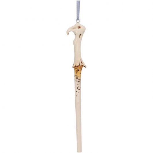 Nemesis Now Harry Potter Adorno para Colgar Varita Mágica Voldemort 15.5cm Crema
