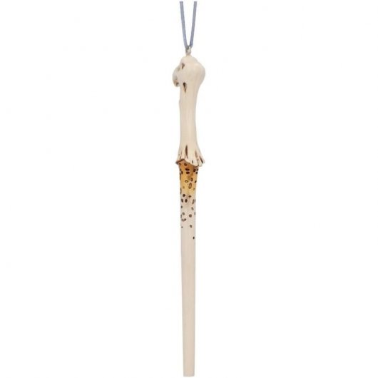 Nemesis Now Harry Potter Adorno para Colgar Varita Mágica Voldemort 15.5cm Crema