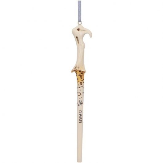 Nemesis Now Harry Potter Adorno para Colgar Varita Mágica Voldemort 15.5cm Crema