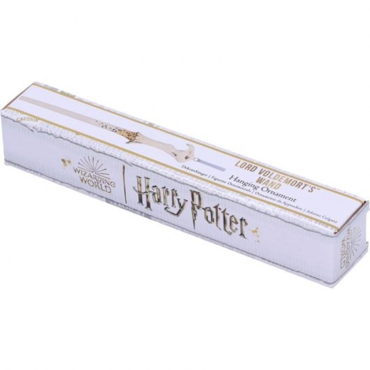 Nemesis Now Harry Potter Adorno para Colgar Varita Mágica Voldemort 15.5cm Crema