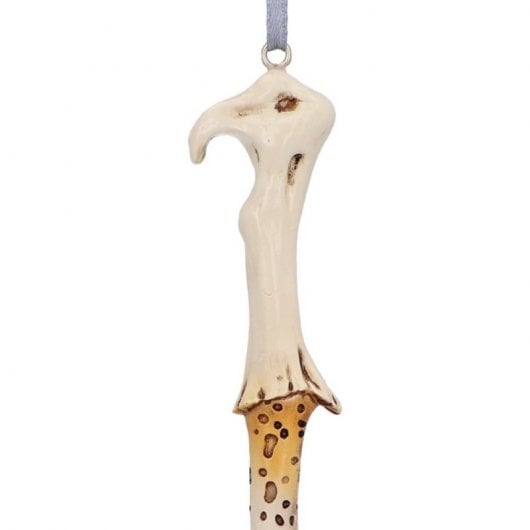 Nemesis Now Harry Potter Adorno para Colgar Varita Mágica Voldemort 15.5cm Crema