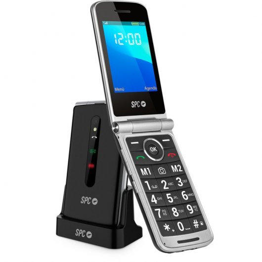 Téléphone Fixe Sans Fil Pour Seniors SPC Comfort Kaiser - Grosses Touches, Volume Amplifié, Compatible Appareils Auditifs