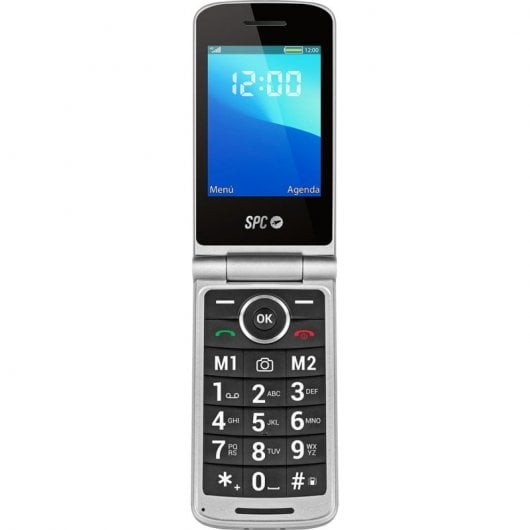 SPC Prince 4G Teléfono Móvil para Mayores con Teclas Grandes y Botón SOS Negro