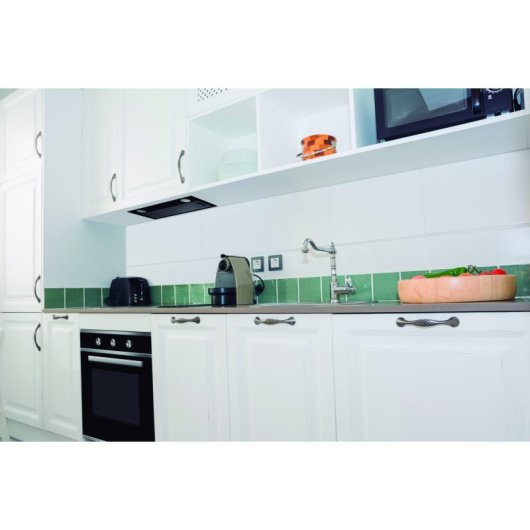 Midea MH70BI3200X-ES Campana Integrable 70cm Cristal Negra