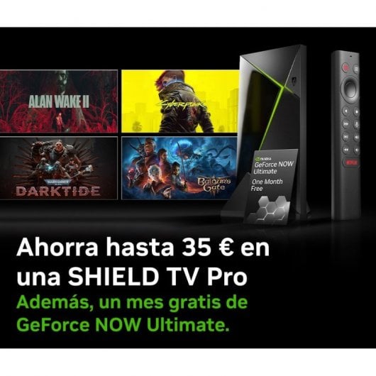 Nvidia Shield TV Pro Android TV 4K HDR 16GB + 1 Mês Grátis GeForce NOW Ultimate