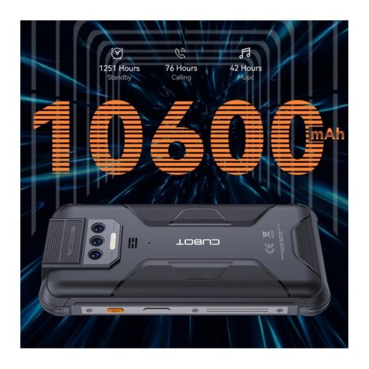 Cubot KingKong 8 4G 6GB 256GB 6.53" Negro