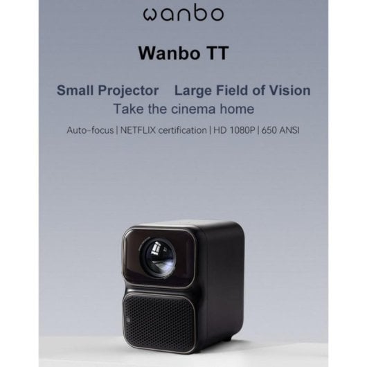 Beamer Wanbo TT FullHD 650 Lumen 120" LED LCD Smart tragbar Dolby Atmos Netflix