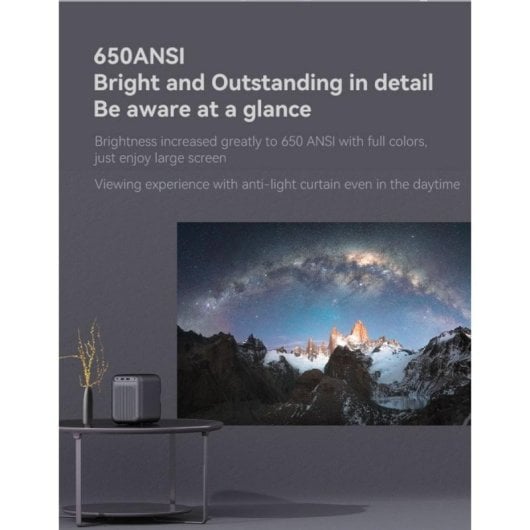 Beamer Wanbo TT FullHD 650 Lumen 120" LED LCD Smart tragbar Dolby Atmos Netflix