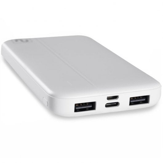Nubbeh Twister Powerbank 10000mAh USB-A/USB-C QC Blanco