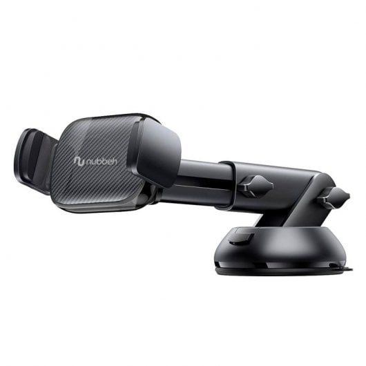 Support de voiture mobile Nubbeh Atlas avec chargement sans fil QI 15W 3 en 1 noir