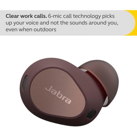 Jabra Elite 10 Fones de ouvido Bluetooth com cancelamento de ruído Cacau