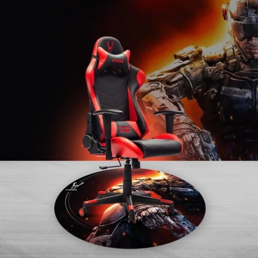 Woxter Stinger Floorpad Soldier Alfombra para Silla