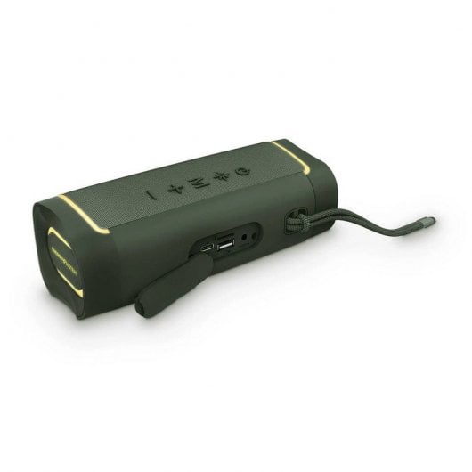 Energy Sistem Yume ECO Haut-parleur Bluetooth avec lumières LED RVB vertes