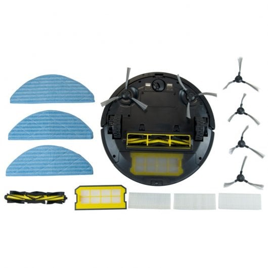 Team Kalorik Venga! RVC 55422 Robot Aspirador y Fregasuelos Negro