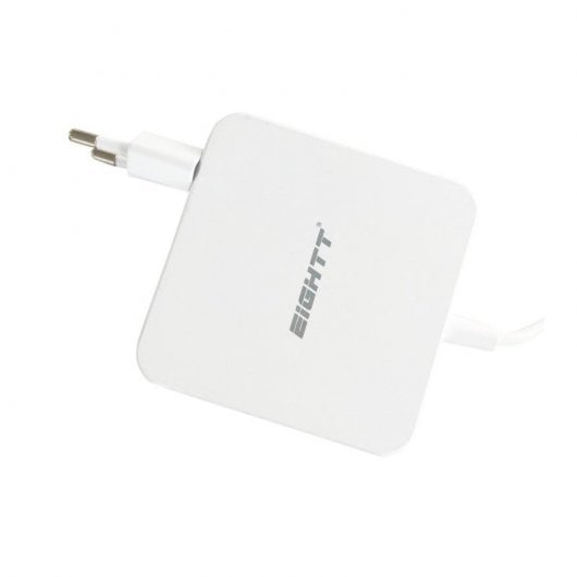 Eightt EC65 Caricabatterie per dispositivi mobili Universale Bianco AC Ricarica rapida Interno