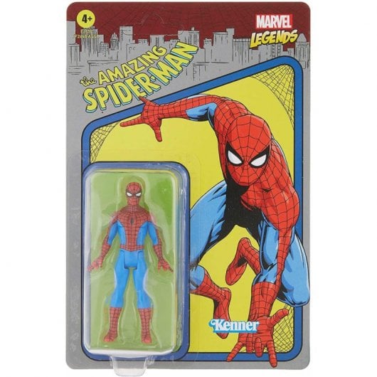 Hasbro Marvel Legends Retro The Amazing Spider-Man Figura 9.5cm
