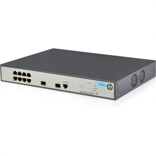 HPE 1920-8G-PoE+ (180W) Géré L3 Gigabit Ethernet (10/100/1000) Connexion Ethernet, supportant l'alimentation via ce port (PoE) Gris